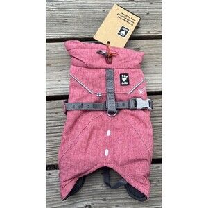New! Hurtta Expedition Parka 8" Weatherproof Thermal Winter Dog Coat Beetroot